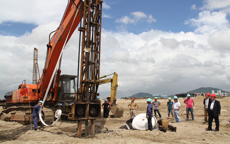 新加坡机场发展土地整理工程之软基处理工程